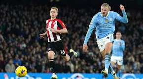 “Haaland’s Goal Secures 1-0 Win for Manchester City Over Brentford”