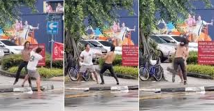 Street Brawl Erupts in Broad Daylight on Siglap Road