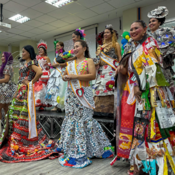 Domestic Workers in Singapore Create Stunning ‘Trashion’ Designs to Raise Environmental Awareness