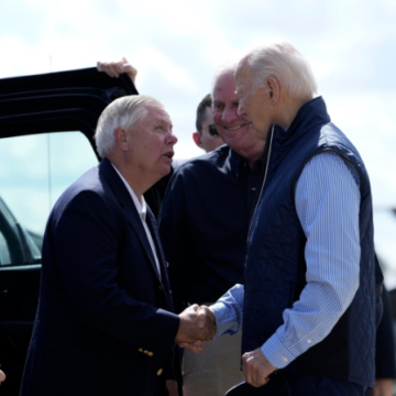 Harris and Biden Visit