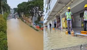 Flooding in Marine Parade Following Pipe Burst Disrupts Local Business