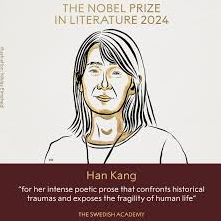 Han Kang Wins 2024 Nobel Prize in Literature